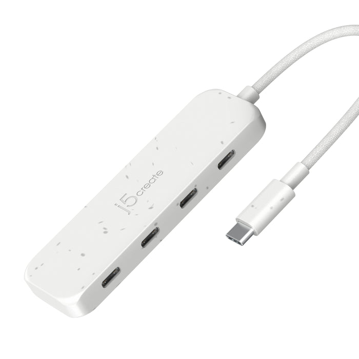 EAN 4712795087826 - j5create JCH345EW USB 3.2 Gen 1 (3.1 Gen 1) Type-C 10000 Mbit/s Blanco imagen 1