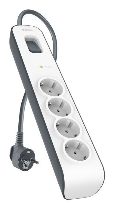 EAN 0745883899432 - Belkin BSV400vf2M-V2 Gris, Blanco 4 salidas AC 250 V 2 m imagen 1