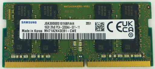 EAN 5715063164976 - Samsung M471A2K43EB1-CWE 16GB DDR4 3200MHz PC4-25600 SODIMM módulo de memoria 1 x 16 GB 3200 MT/s 260-pin imagen 1