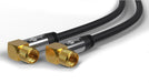 EAN 4040849705670 - Wentronic 70567 cable coaxial 1 m F Negro imagen 2