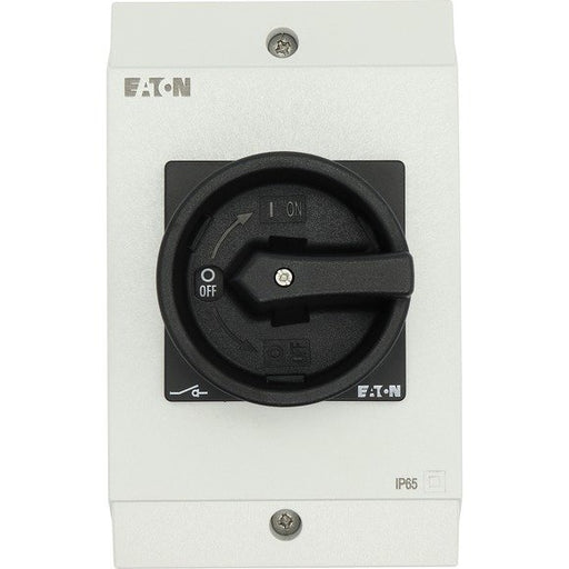 EAN 4015082072957 - Eaton P1-25/I2/SVB-SW/HI11 Interruptor de palanca acodillada 3P Negro, Blanco imagen 2
