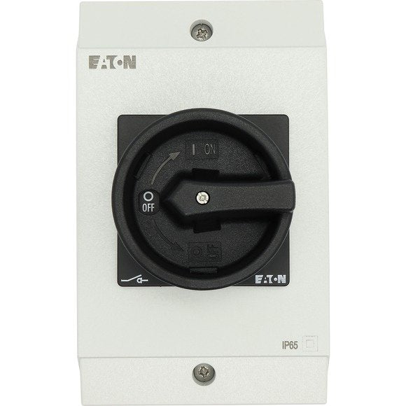 EAN 4015082072957 - Eaton P1-25/I2/SVB-SW/HI11 Interruptor de palanca acodillada 3P Negro, Blanco imagen 2