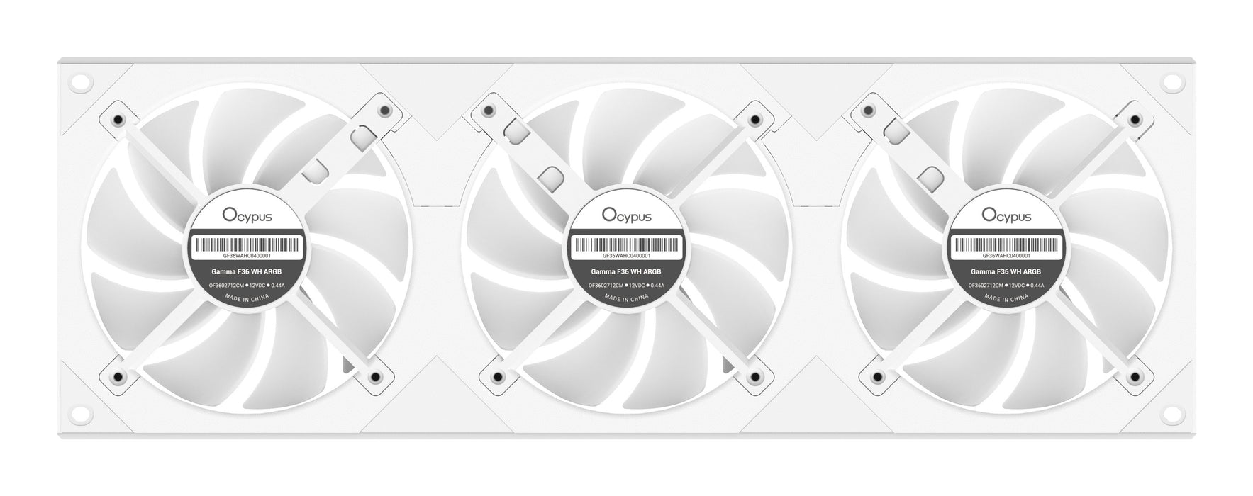 EAN 6977414882277 - Ocypus Gamma F36 ARGB Carcasa del ordenador Ventilador 12 cm Blanco 1 pieza(s) imagen 6
