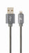 EAN 8716309107969 - Cablexpert CC-USB2S-AMLM-2M-BG cable de conector Lightning Gris imagen 1