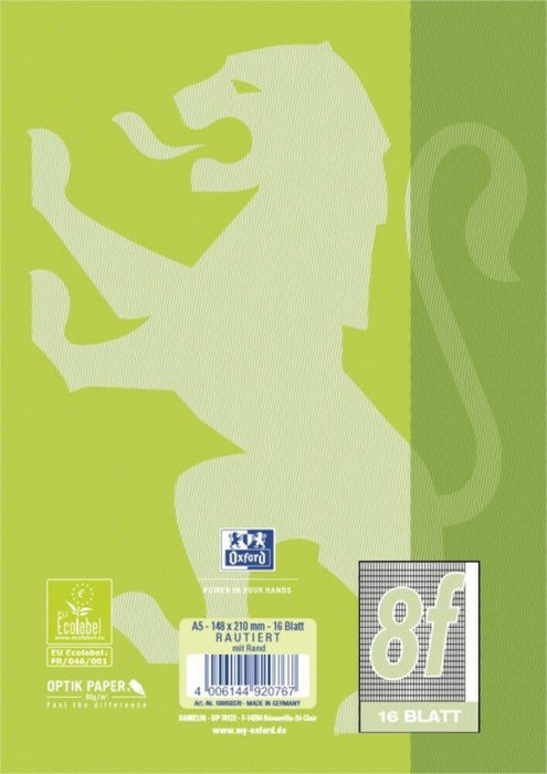 EAN 4006144920767 - Oxford 100050370 cuaderno y block A5 Verde imagen 3