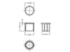 EAN 4043619640225 - DeLOCK 64022 tapa de seguridad para enchufe BNC Transparente 10 pieza(s) imagen 2