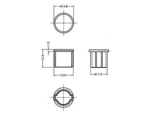 EAN 4043619640225 - DeLOCK 64022 tapa de seguridad para enchufe BNC Transparente 10 pieza(s) imagen 2