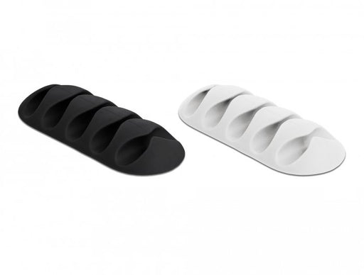 EAN 4043619183470 - DeLOCK 18347 organizador de cables Escritorio/pared Soporte para cables Negro, Blanco 6 pieza(s) imagen 1