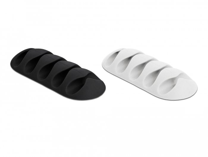 EAN 4043619183470 - DeLOCK 18347 organizador de cables Escritorio/pared Soporte para cables Negro, Blanco 6 pieza(s) imagen 1