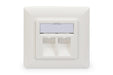 EAN 4016032306160 - Digitus DN-93801-1 toma de corriente RJ-45 Blanco imagen 3