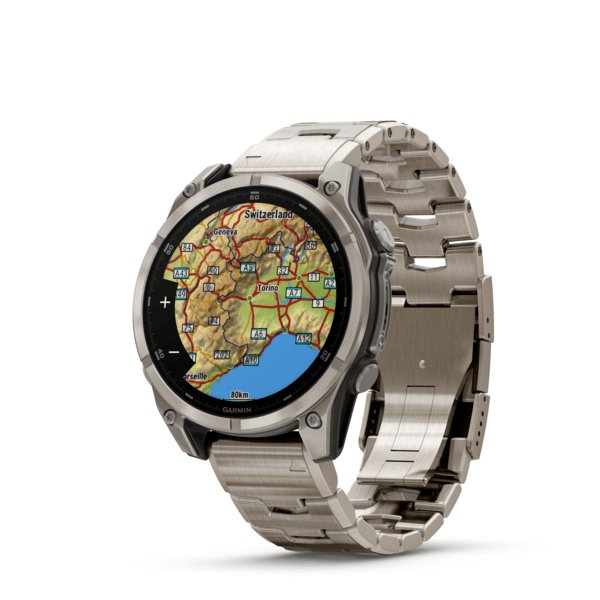 EAN 753759338138 - Garmin Fenix 8 3,56 cm (1.4") AMOLED 47 mm Digital 454 x 454 Pixeles Pantalla táctil Titanio Wifi GPS (sat imagen 6