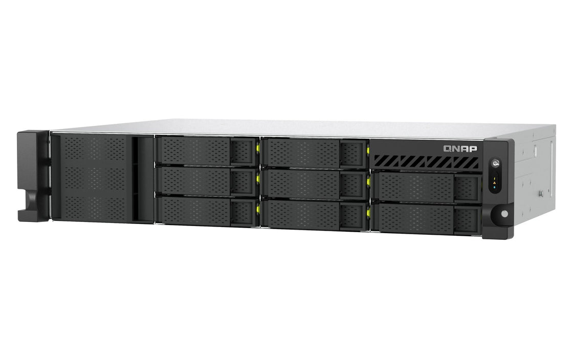 EAN 4711103091876 - QNAP TS-H1065EU-RP Servidor de almacenamiento Bastidor (2U) 8 GB DDR5 0 TB QNAP QTS Negro imagen 9