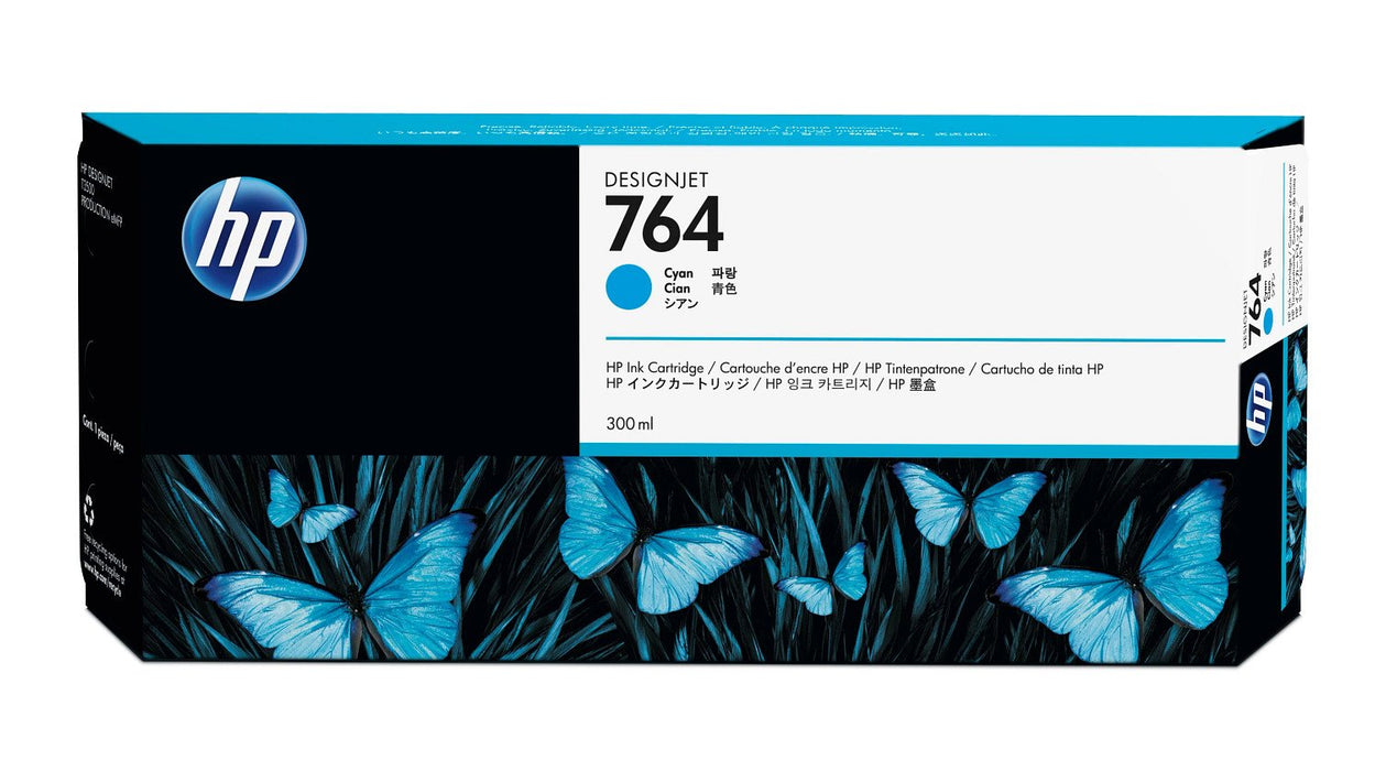 EAN 0887758703656 - HP 764 300-ml Cyan DesignJet Ink Cartridge cabeza de impresora Inyección de tinta térmica imagen 3