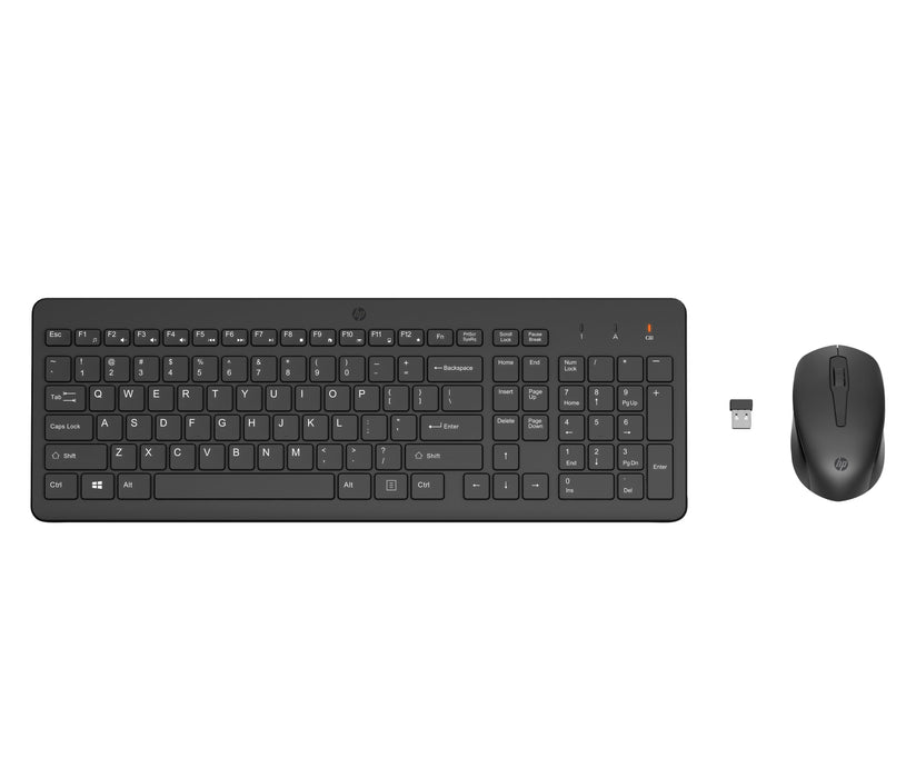 EAN 0197029649010 - HP 300 Wireless Mouse and Keyboard Combination teclado Ratón incluido Universal RF inalámbrico Negro imagen 1