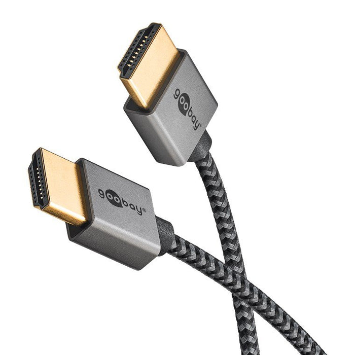EAN 4040849757549 - Goobay 75754 cable HDMI 3 m HDMI tipo A (Estándar) Gris imagen 4