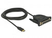 EAN 4043619629800 - DeLOCK 62980 cable paralelo Negro 1,8 m imagen 1