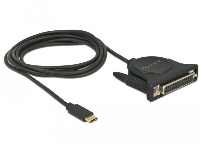 EAN 4043619629800 - DeLOCK 62980 cable paralelo Negro 1,8 m imagen 1
