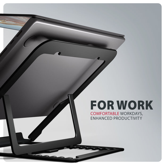 EAN 8595247909220 - Axagon STND-LAB Laptop-Ständer, höhenverstellbar, faltbar, Aluminium Soporte para ordenador portátil y ta imagen 5