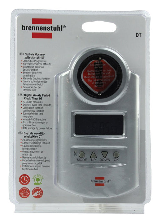 EAN 4007123192038 - Brennenstuhl Primera-Line Digital Weekly Timer DT Plata imagen 3