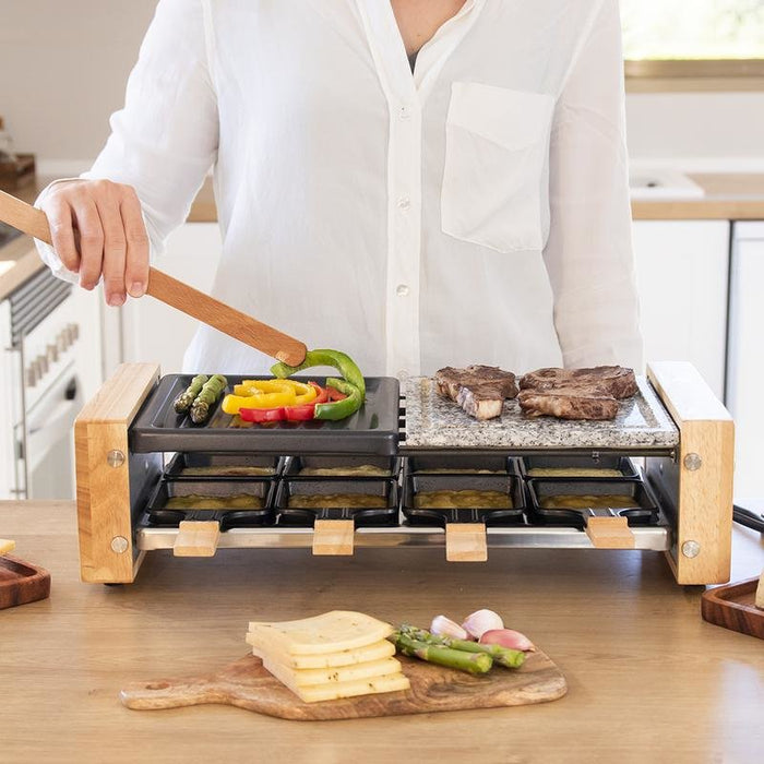 EAN 8435484031004 - Cecotec 03100 parrilla de interior 8 personas(s) 1200 W Negro, Gris, Madera imagen 6