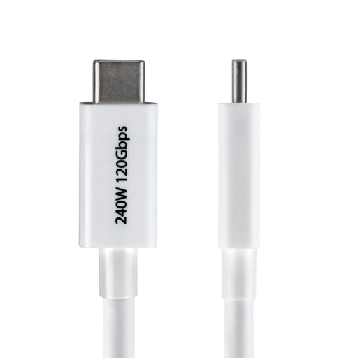 EAN 65030920612 - StarTech.com TBLT5MM50CM240WWH cable Thunderbolt 0,5 m 120 Gbit/s imagen 2