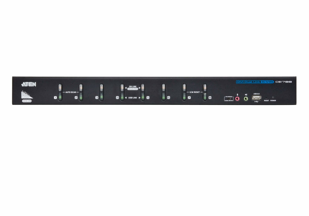 EAN 4710423778443 - ATEN CS1788-AT-G interruptor KVM Negro imagen 3