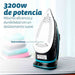 EAN 8426156018454 - Grunkel PL-3200ANODICED plancha Plancha a vapor 3200 W Negro, Azul imagen 2