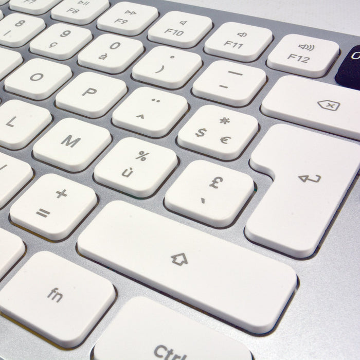 EAN 5453003784227 - MCL XTREMEMAC WIRED KEYBOARD FOR teclado Hogar / Oficina USB AZERTY Francés Plata, Blanco imagen 4