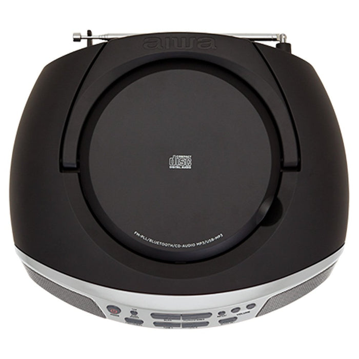 EAN 8435256898439 - Aiwa BBTU-400SL sistema estéreo portátil Analógico y digital 6 W FM Plata Reproducción MP3 imagen 5
