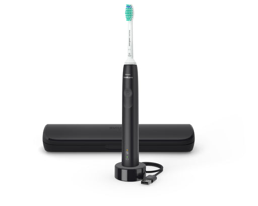 EAN 8710103985679 - Philips 3100 series HX3673/14 cepillo eléctrico para dientes Adulto Cepillo dental sónico Negro imagen 1