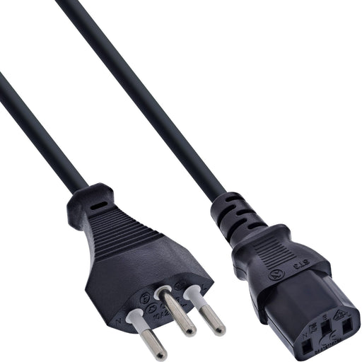 EAN 4043718264735 - InLine 16653R cable de transmisión Negro 3 m Enchufe tipo J C13 acoplador imagen 1