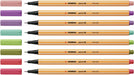 EAN 4006381574785 - STABILO point 88 rotulador de punta fina Multicolor 8 pieza(s) imagen 3