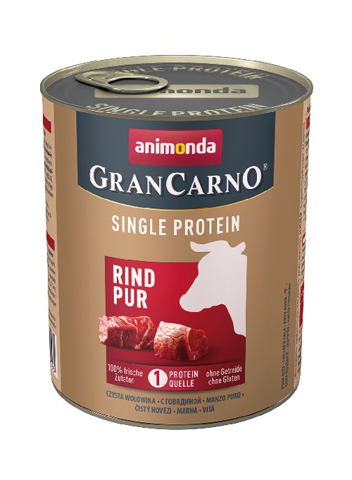 EAN 4017721824323 - animonda GranCarno 82432 alimento húmedo para perros Ternera Adulto 800 g imagen 1
