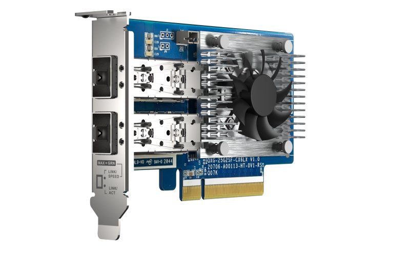 EAN 4713213519066 - QNAP QXG-25G2SF-CX6 adaptador y tarjeta de red Interno Fibra 25000 Mbit/s imagen 3