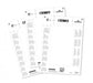EAN 4005546140605 - Durable for table place name holder Badge Inserts 61/122 x 210 mm 20 pieza(s) Blanco Rectángulo imagen 2
