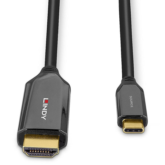 EAN 4002888433693 - Lindy 43369 adaptador de cable de vídeo 3 m USB Tipo C HDMI tipo A (Estándar) Negro imagen 4