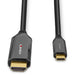 EAN 4002888433693 - Lindy 43369 adaptador de cable de vídeo 3 m USB Tipo C HDMI tipo A (Estándar) Negro imagen 4