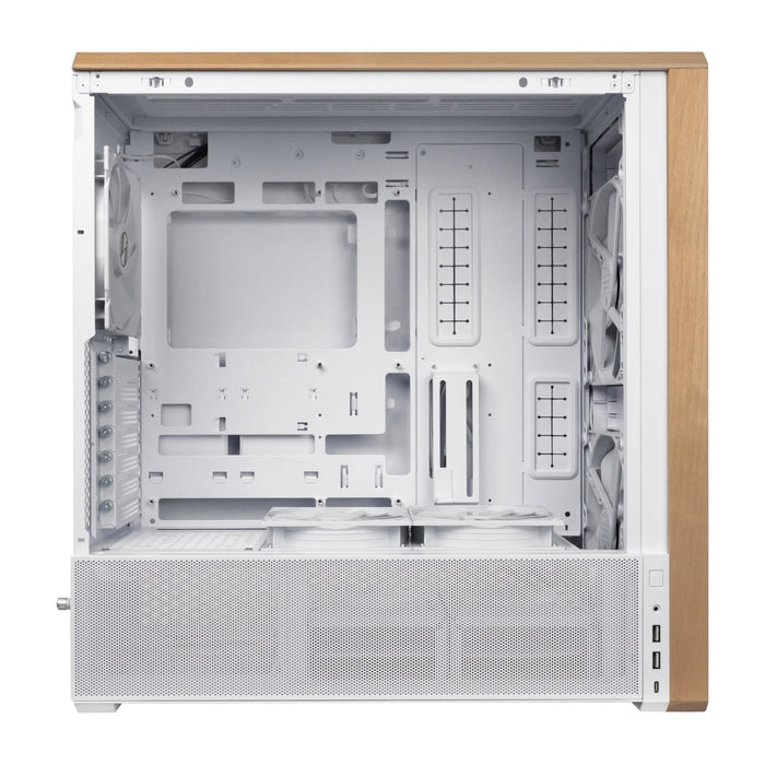 EAN 4718466015860 - Lian Li Lancool LAN217W carcasa de ordenador Midi Tower Blanco, Madera imagen 12