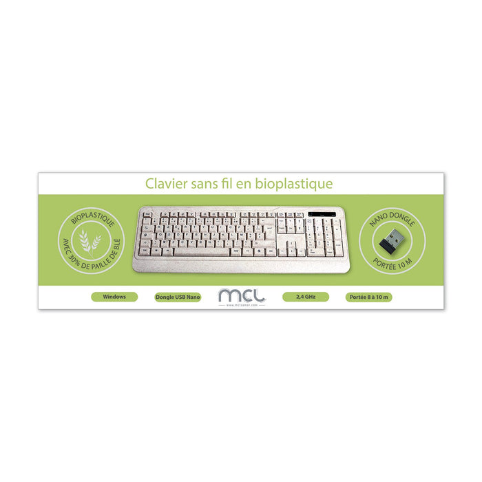 EAN 3700224769574 - MCL MP1B99AACK305WBIB teclado Universal RF inalámbrico AZERTY Francés Beige imagen 7