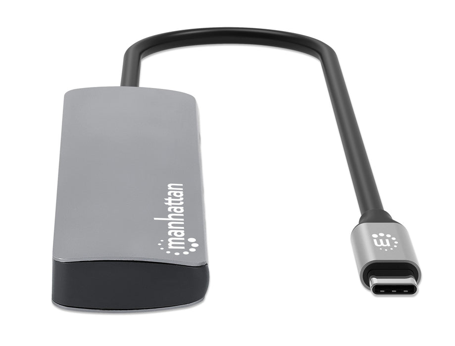 EAN 766623190459 - Manhattan 190459 base para portátil y replicador de puertos Alámbrico USB 3.2 Gen 1 (3.1 Gen 1) Type-C Gri imagen 10