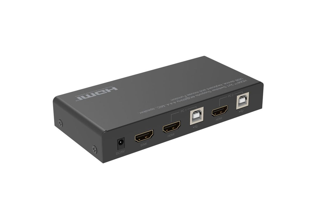 EAN 5715063148778 - Microconnect MC-HDMIKVM0201-4K interruptor KVM Negro imagen 2