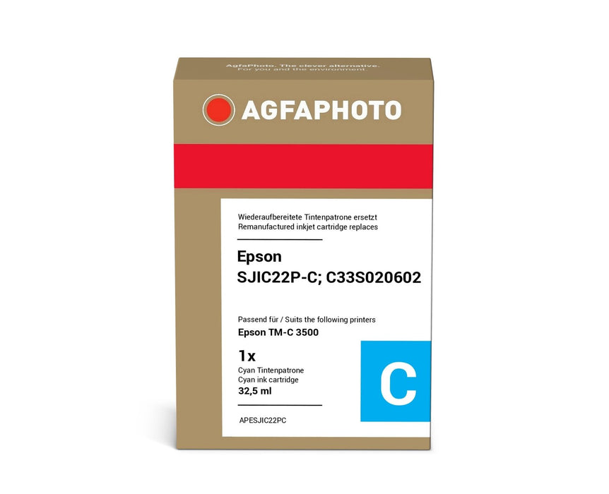 EAN 4250164921055 - AgfaPhoto Nicht kategorisiert cartucho de tinta 1 pieza(s) Compatible Rendimiento estándar Cian imagen 2