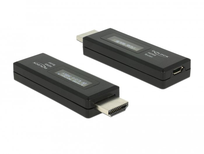 EAN 4043619633272 - DeLOCK 63327 cambiador de género para cable HDMI-A 19 pin USB Type Micro-B Negro imagen 1