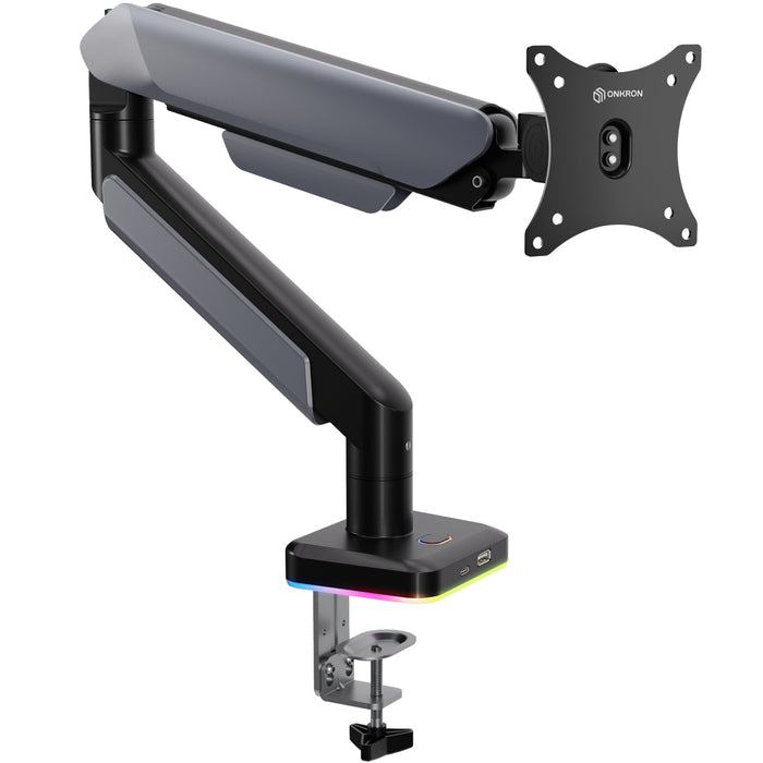 EAN 4262392442165 - ONKRON G110-BG soporte para monitor 106,7 cm (42") Escritorio Negro, Gris imagen 1