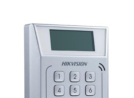 EAN 6954273635817 - Hikvision DS-K1T802E lector de control de acceso Lector básico de control de acceso Plata imagen 3
