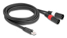 EAN 4043619881734 - DeLOCK 88173 cable de audio 2 m RJ-45 2 x XLR (3-pin) Negro imagen 1