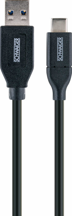 EAN 4004005027129 - Schwaiger LK 050 C cable USB USB 3.2 Gen 2 (3.1 Gen 2) 0,5 m USB A USB C Negro imagen 1