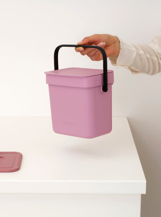 EAN 8710755255427 - Brabantia Sort & Go 3 L Rectangular Plástico reciclado Rosa imagen 3