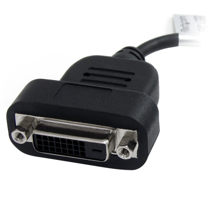 EAN 0065030842327 - StarTech.com DP2DVIS adaptador de cable de vídeo 0,2 m DVI-D Negro imagen 2