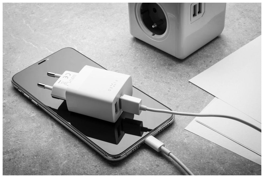 EAN 8591680149940 - FIXED FIXC17N-2U-WH cargador de dispositivo móvil Smartphone, Tableta Blanco Corriente alterna Carga rápi imagen 7
